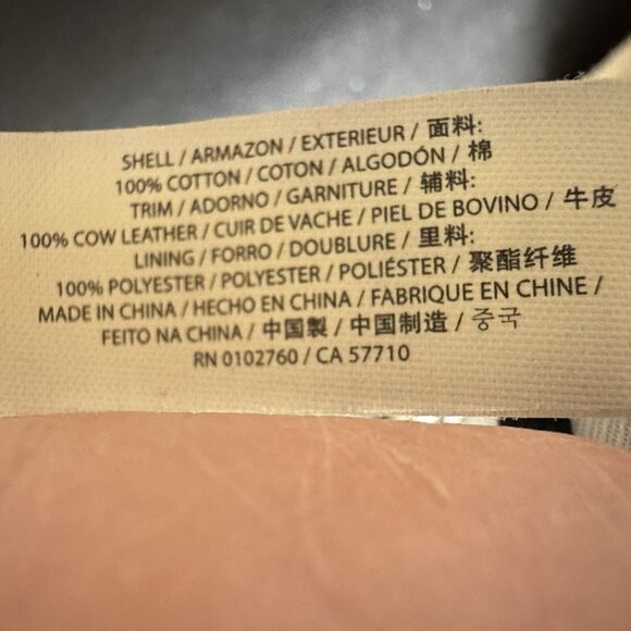 Kate Spade New York Tote/travel Bag Pink and Cream Cotton Canvas Large - Picture 12 of 16